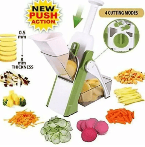 5-in-1 Mandoline Spring Slicer & Dicer