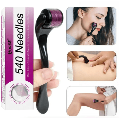 7 Days Hair Growth Serum with 540 Micro-Needle Derma Roller